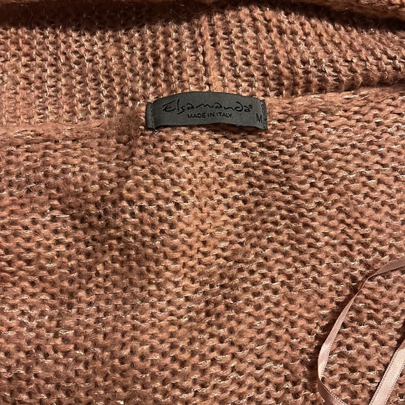 Elsamanda Dusty Rose Oversized Wrap Cardigan Women’s Size Medium - Picture 9 of 9